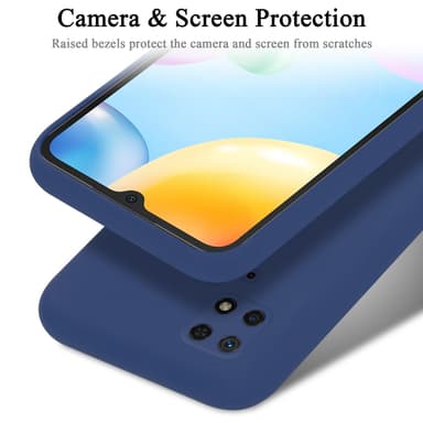 Xiaomi RedMi 10C / POCO C40 Skal Fodral Case (Blå)