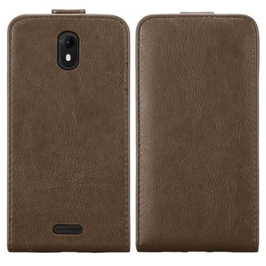 WIKO VIEW GO Flipfodral Skal (Brun)