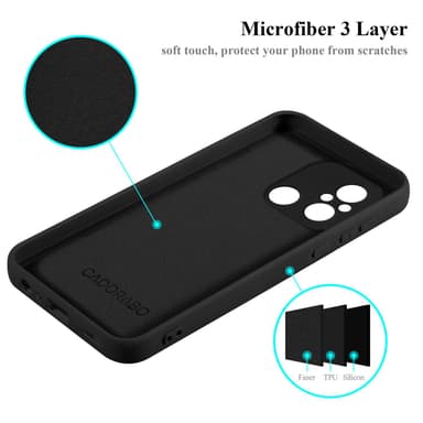 Redmi 12C Skal Fodral Case (Svart)