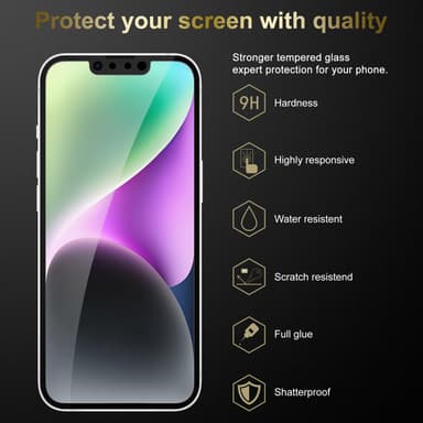 iPhone 14 PLUS Skyddsglas Skyddsfilm Skärmskydd