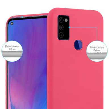 Skal Samsung Galaxy M51 US Version Fodral Case (Röd)