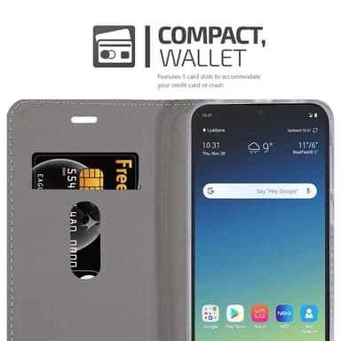LG K40S Plånboksfodral Skal (Grå)