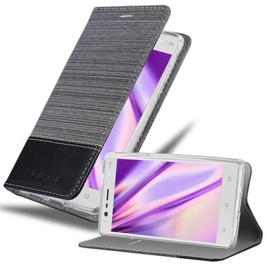 Nokia 3 2017 Plånboksfodral Skal (Grå)