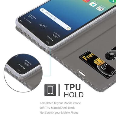 LG K40S Plånboksfodral Skal (Grå)