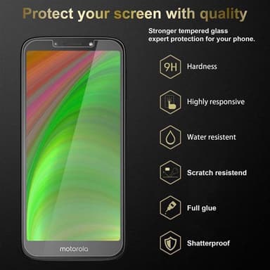 Motorola MOTO E5 PLAY Skyddsglas Skyddsfilm Skärmskydd