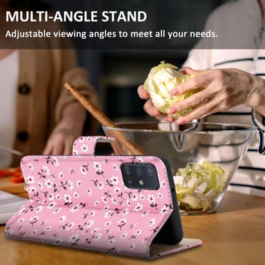 Samsung Galaxy A51 4G / M40s Plånboksfodral Skal (Rosa)