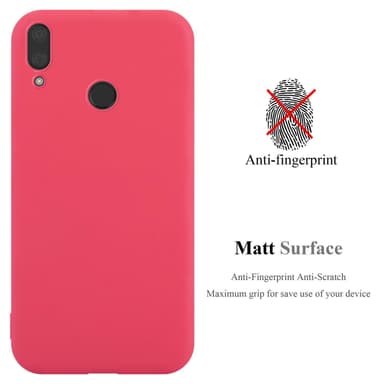 Skal Huawei Y7 2019 / Y7 PRIME 2019 Fodral Case (Röd)