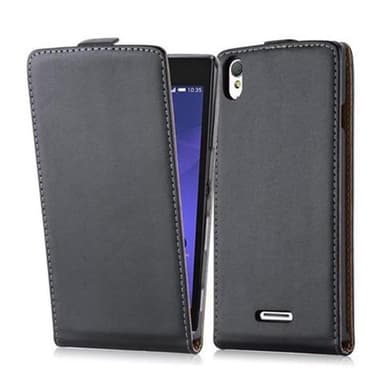 Sony Xperia T3 Flipfodral Skal (Svart)