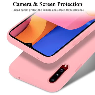 Samsung Galaxy A20s Skal Fodral Case (Rosa)
