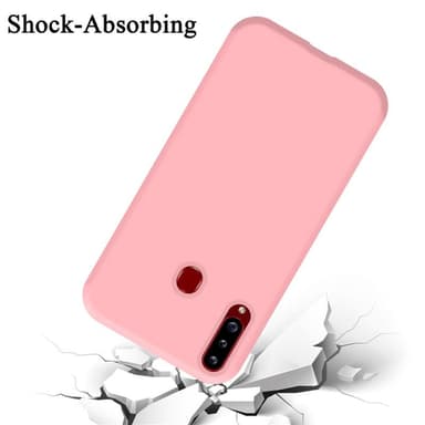 Samsung Galaxy A20s Skal Fodral Case (Rosa)
