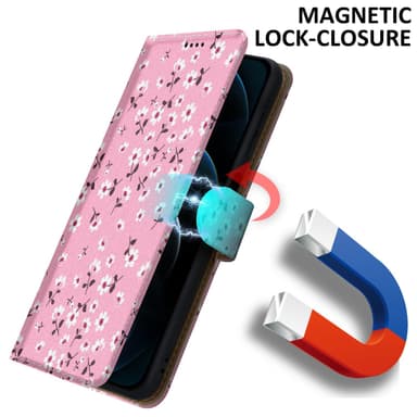 iPhone 13 PRO MAX Plånboksfodral Skal (Rosa)
