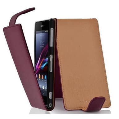 Sony Xperia Z1 COMPACT Flipfodral Skal (Lila)