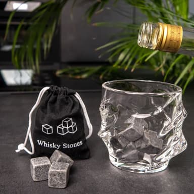 Whiskeystenar 9x iskuber kylstenar Kylkuber (grå)