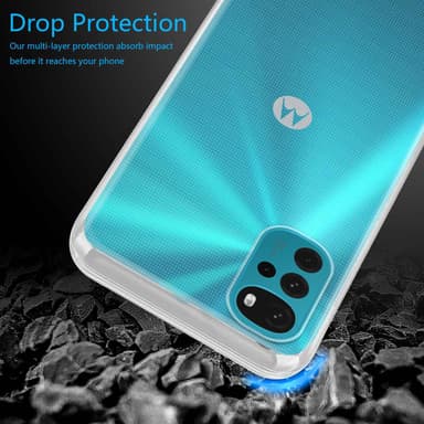Motorola MOTO G22 Skal Fodral Case (Transparent)