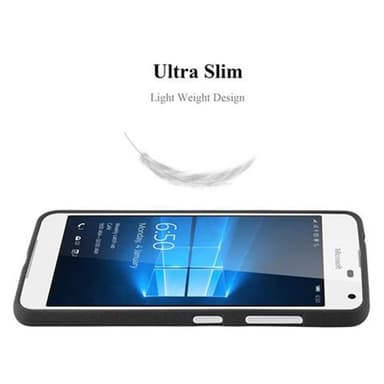 Skal Nokia Lumia 650 Fodral Case (Svart)