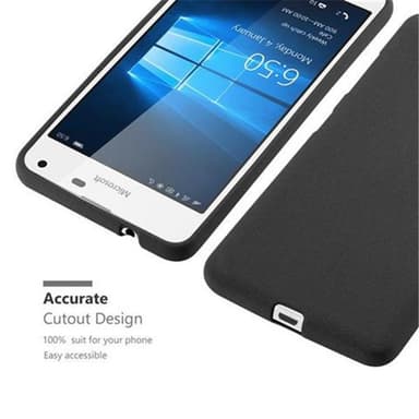 Skal Nokia Lumia 650 Fodral Case (Svart)