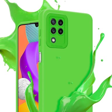 Samsung Galaxy M22 / M32 4G Skal Fodral Case (Grön)