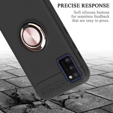 Samsung Galaxy A41 Skal Fodral Case (Svart)