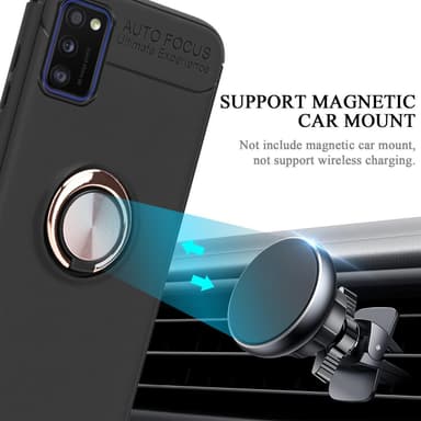 Samsung Galaxy A41 Skal Fodral Case (Svart)