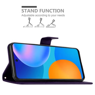 Huawei P SMART 2021 Plånboksfodral Skal (Lila)