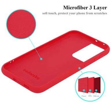 Samsung Galaxy S21 ULTRA Skal Fodral Case (Röd)