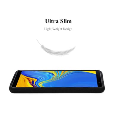 Skal Samsung Galaxy A7 2018 Fodral Case (Svart)
