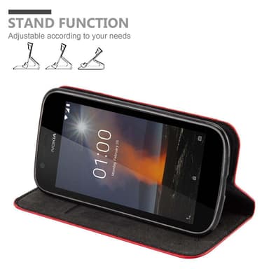 Nokia 1 2018 Skal Fodral Case (Röd)