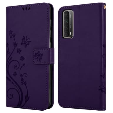 Huawei P SMART 2021 Plånboksfodral Skal (Lila)