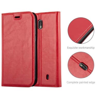 Nokia 1 2018 Skal Fodral Case (Röd)