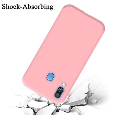 Samsung Galaxy A40 Skal Fodral Case (Rosa)