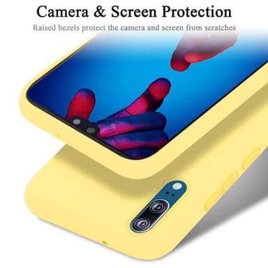Huawei P20 Skal Fodral Case (Gul)