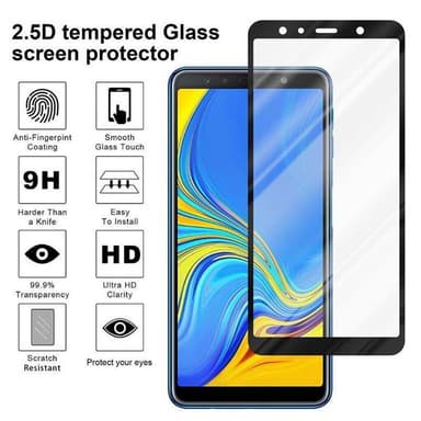 Samsung Galaxy A7 2018 Skyddsglas Skyddsfilm Skärmskydd