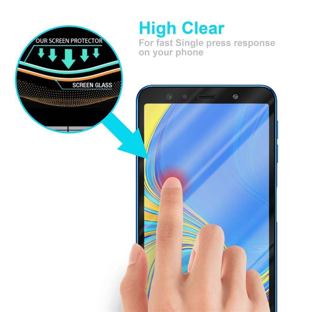 Samsung Galaxy A7 2018 Skyddsglas Skyddsfilm Skärmskydd