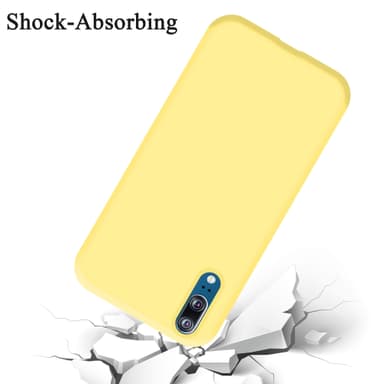 Huawei P20 Skal Fodral Case (Gul)