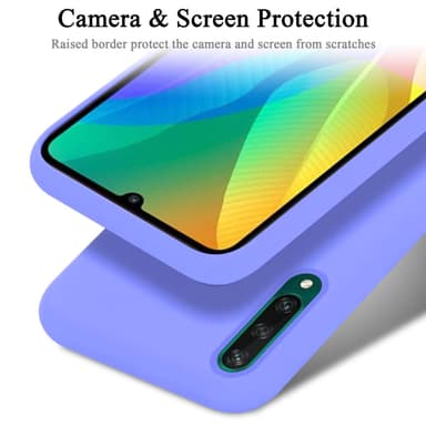 Huawei Y6P Skal Fodral Case (Lila)