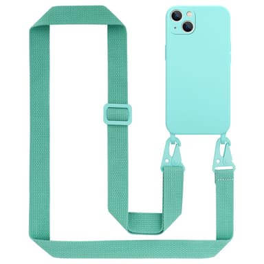 iPhone 14 Skal Fodral Kedja (Turkos)