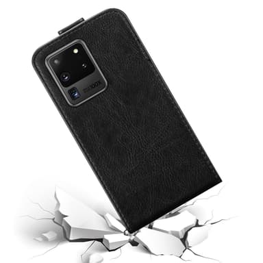 Samsung Galaxy S20 ULTRA Flipfodral Skal (Svart)