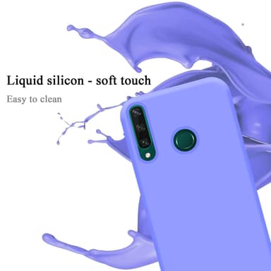 Huawei Y6P Skal Fodral Case (Lila)