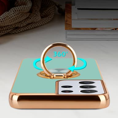 Samsung Galaxy S21 ULTRA Skal Fodral Case (Turkos)