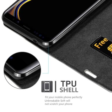 Samsung Galaxy NOTE 9 Skal Fodral Case (Brun)