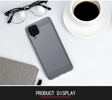 Samsung Galaxy A12 / M12 Skal Fodral Case (Grå)