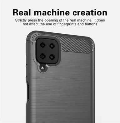 Samsung Galaxy A12 / M12 Skal Fodral Case (Grå)