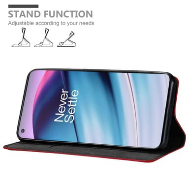 OnePlus Nord CE 5G Skal Fodral Case (Röd)