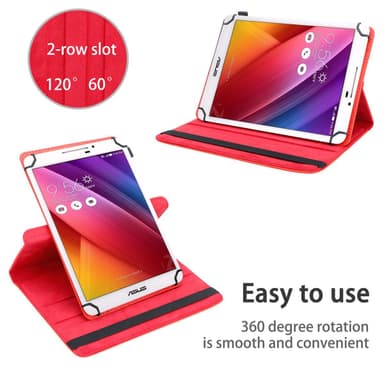 Asus ZenPad 7.0 (7.0 tum) Skal Fodral Case (Röd)