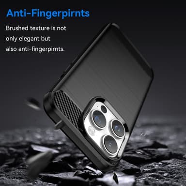 iPhone 14 PRO Skal Fodral Case (Svart)