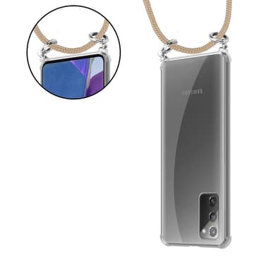 Skal Samsung Galaxy NOTE 20 Fodral Kedja (Brun)