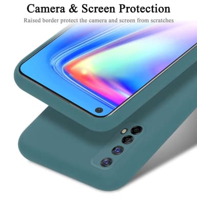 Realme 7 4G Skal Fodral Case (Grön)