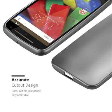 Skal Motorola MOTO G2 Fodral Case (Grå)
