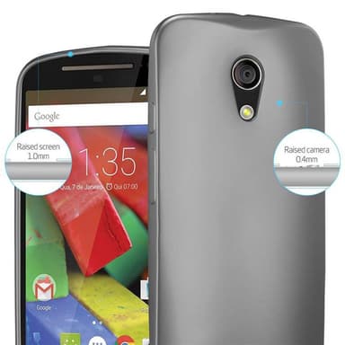 Skal Motorola MOTO G2 Fodral Case (Grå)