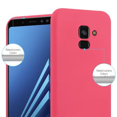 Skal Samsung Galaxy A8 PLUS 2018 Fodral Case (Röd)